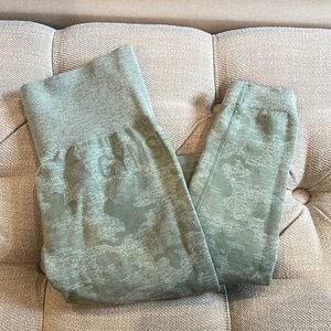 Gymshark camo green leggings